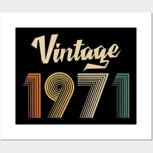1971 Birthday born in 1971 Vintage Posters and Art